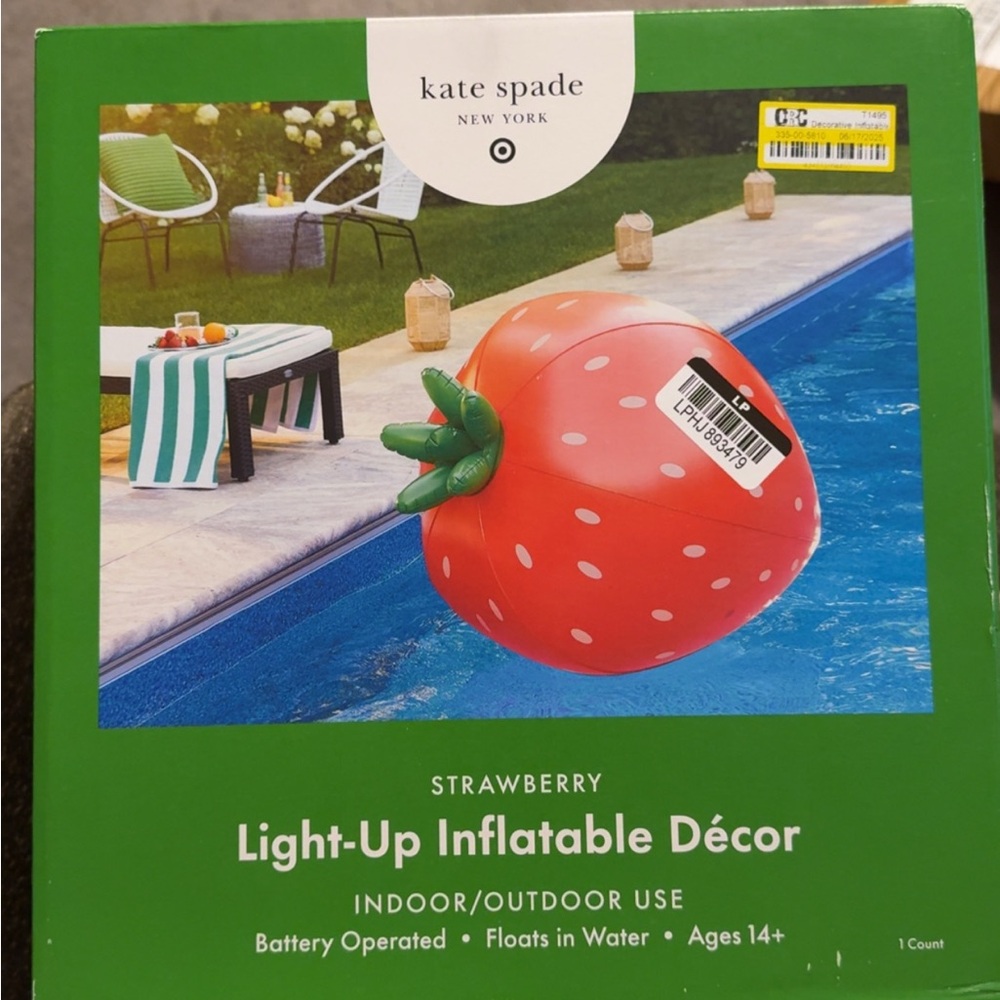Kate Spade Red and Green Party Decorations